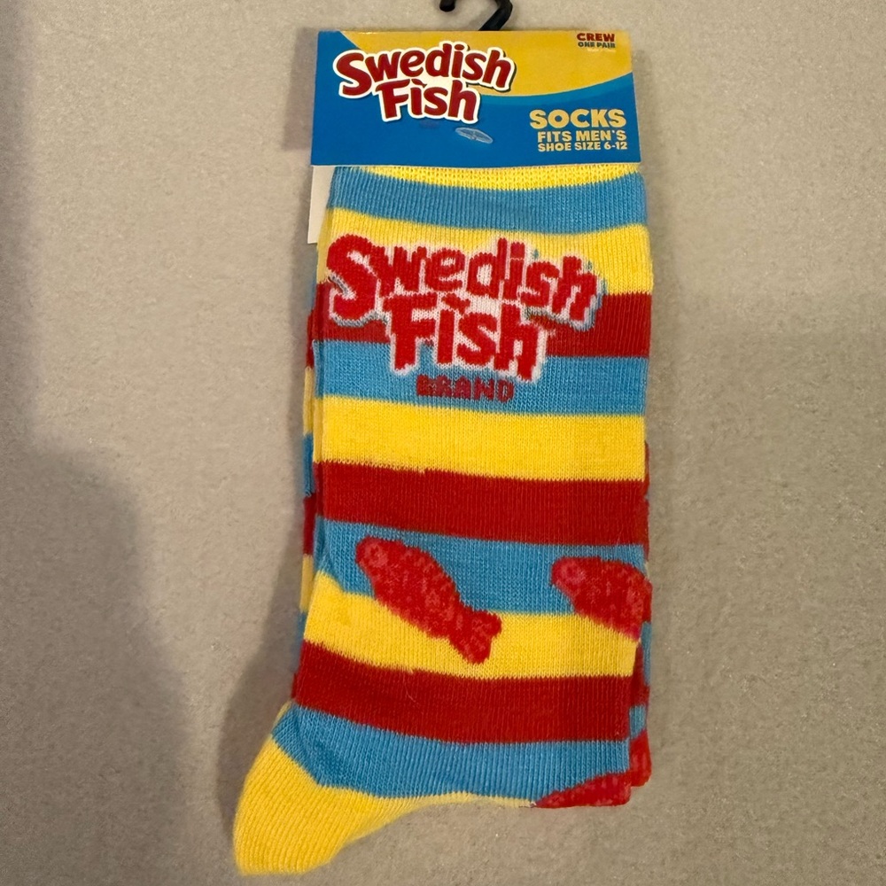 Swedish Fish Striped Socks